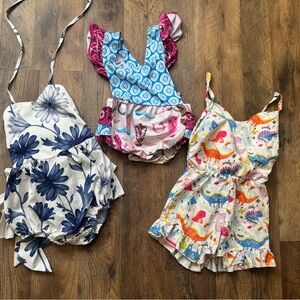 Colorful Baby Rompers Set